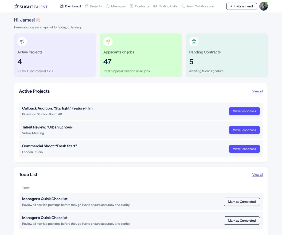 personal dashboard